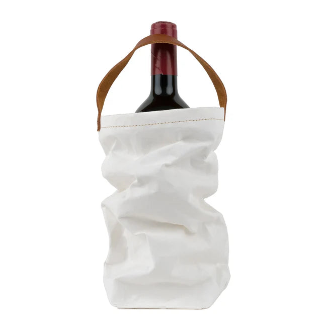 Uashmama Wine Bag Carrying Tote - White