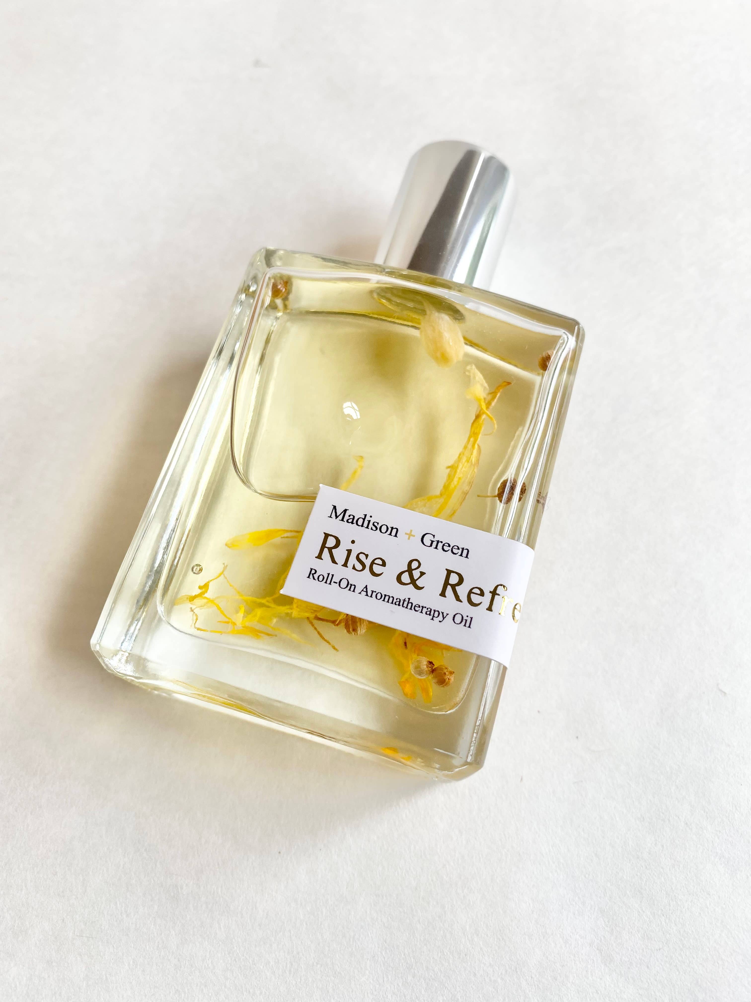 Madison + Green - "Rise & Refresh" - Aromatherapy Body Oil: Mini Traveler *