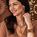 Capucine De Wulf Berry Medium Hoop Earrings - Teak
