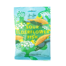 Load image into Gallery viewer, BonBon NYC - Sour Elderflower Fish - Swedish Candy 5.2oz (150g)
