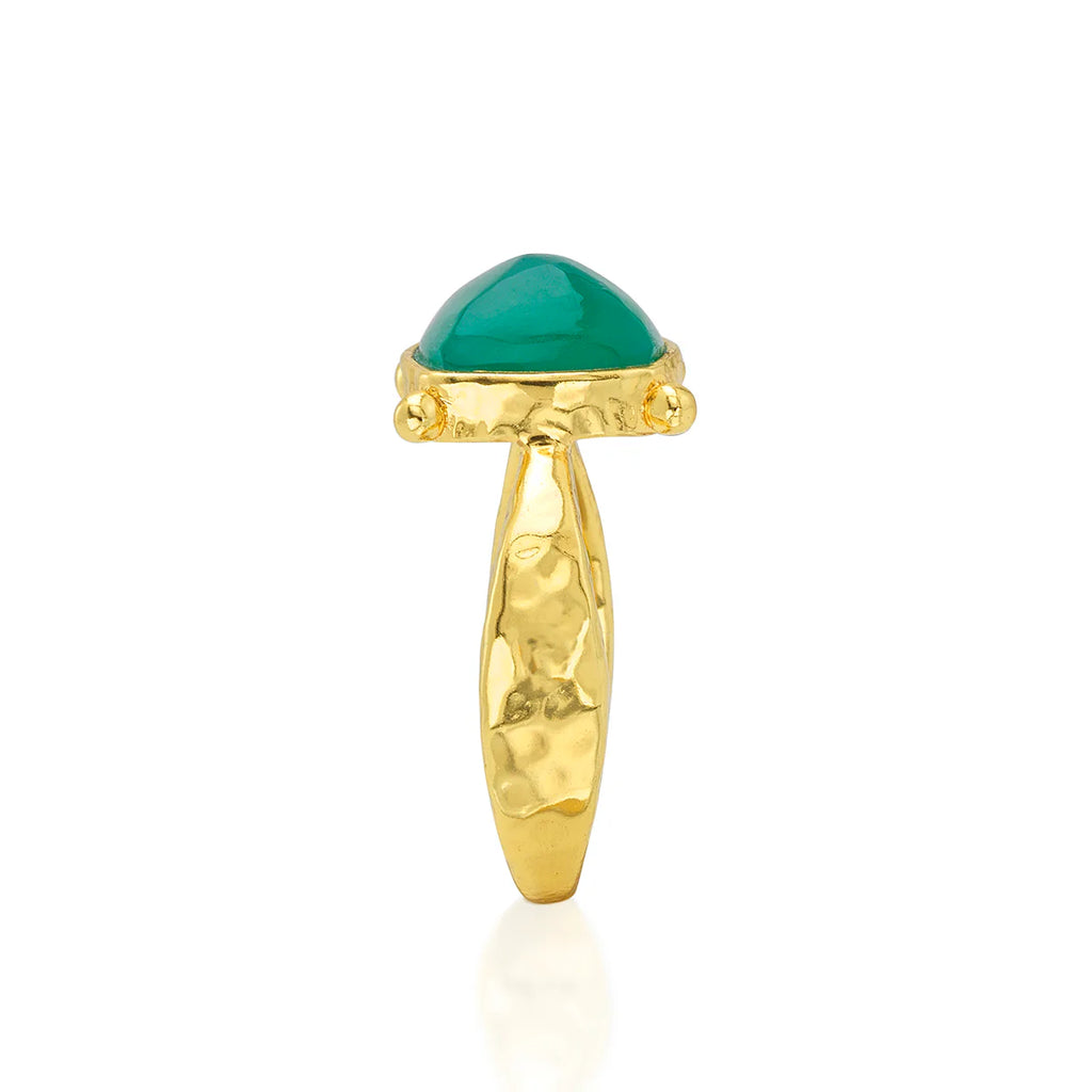 Capucine De Wulf Mystic Eye Gem Ring - Green Onyx