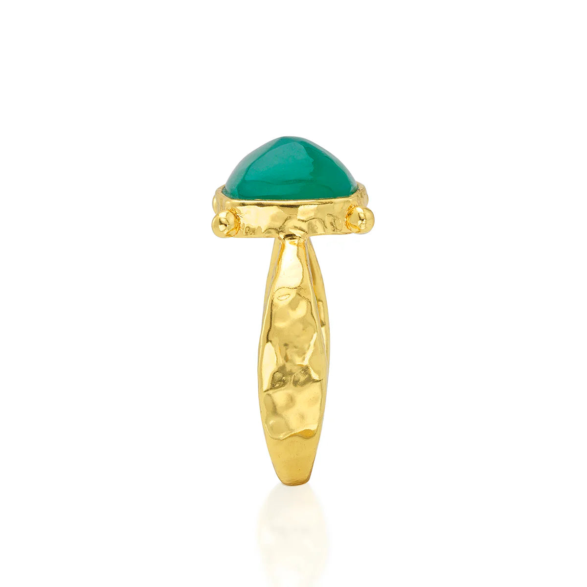 Capucine De Wulf Mystic Eye Gem Ring - Green Onyx