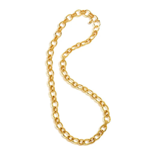 Capucine De Wulf Cleopatra 32" Regal Link Necklace - Gold