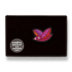 Macon & Lesquoy - Hand embroidered brooch - Piou-Piou