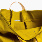 IMMODEST COTTON - Large East West Tote | Chartreuse