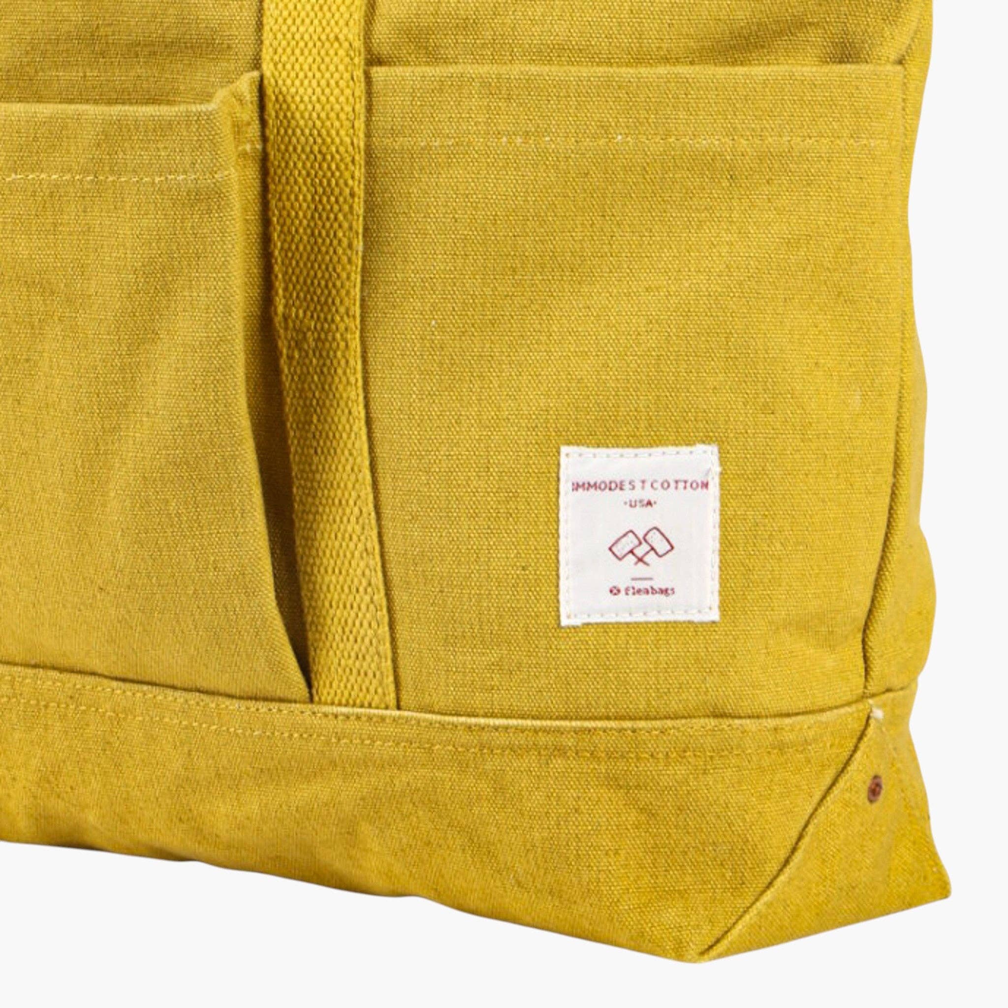 IMMODEST COTTON - Construction Tote | Chartreuse