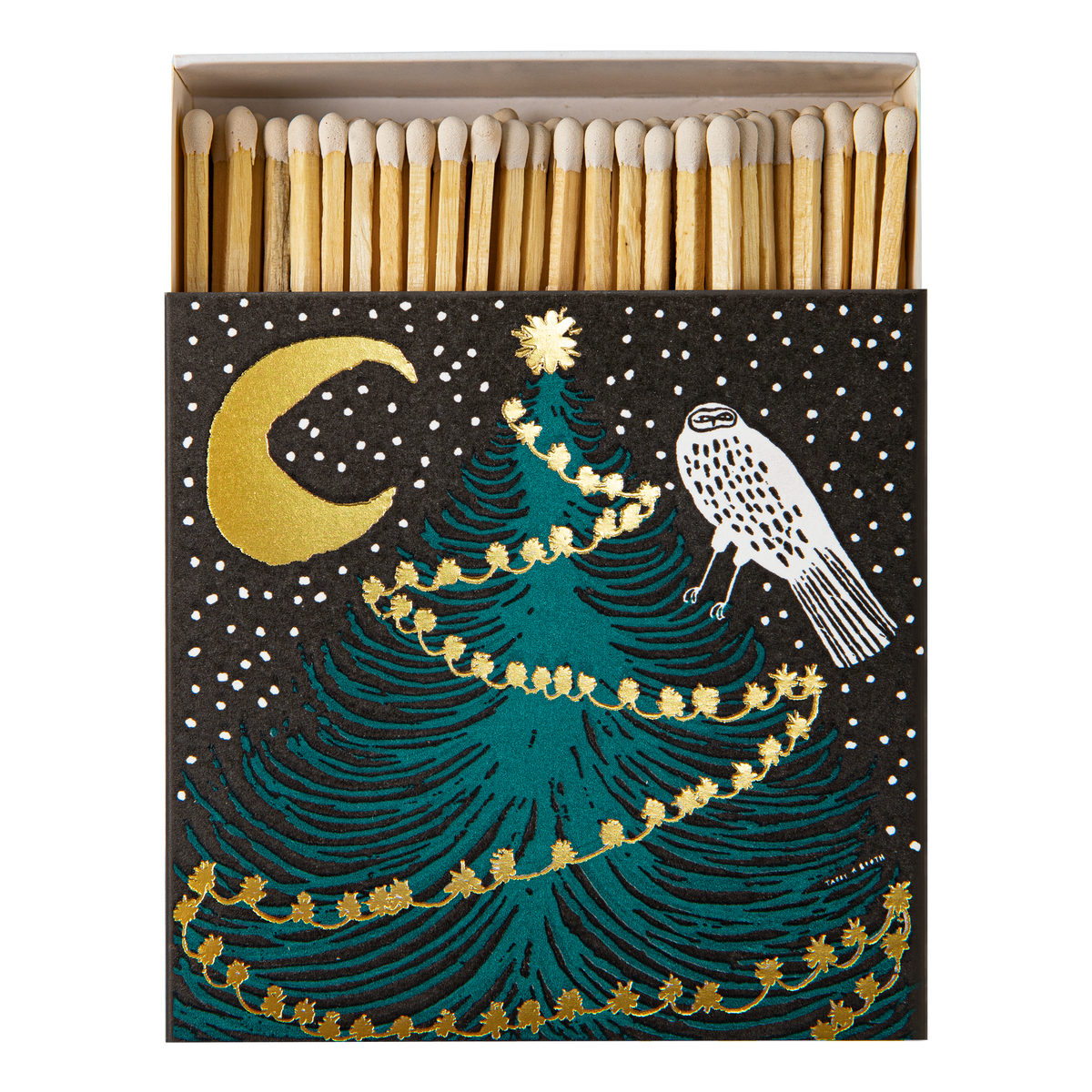 Archivist Keepsake Matchbox - Owl Moon Tree