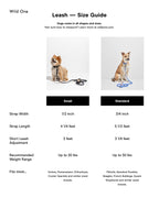 Wild One - Adjustable Waterproof Dog Leash: SMALL / Black