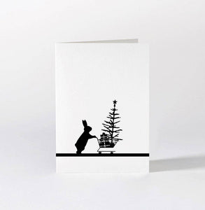 HAM - Christmas Shopping Rabbit Card