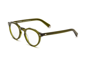 Caddis DOGLEG Reading Glasses - Heritage Green