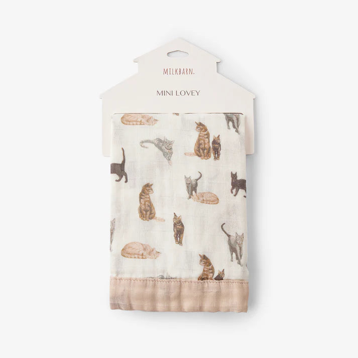 Milkbarn Bamboo Mini Lovey | Cat