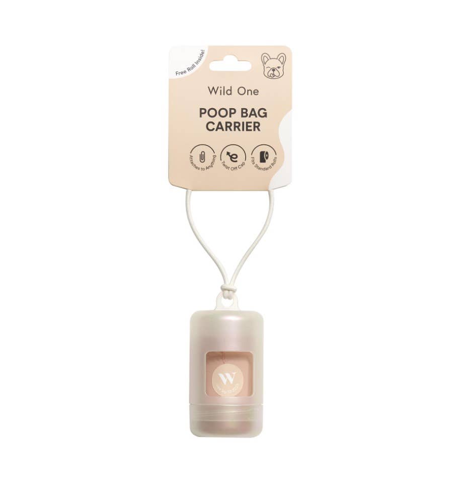 Wild One - Poop Bag Carrier Dispenser for Dogs - Holographic Lunar NEW!