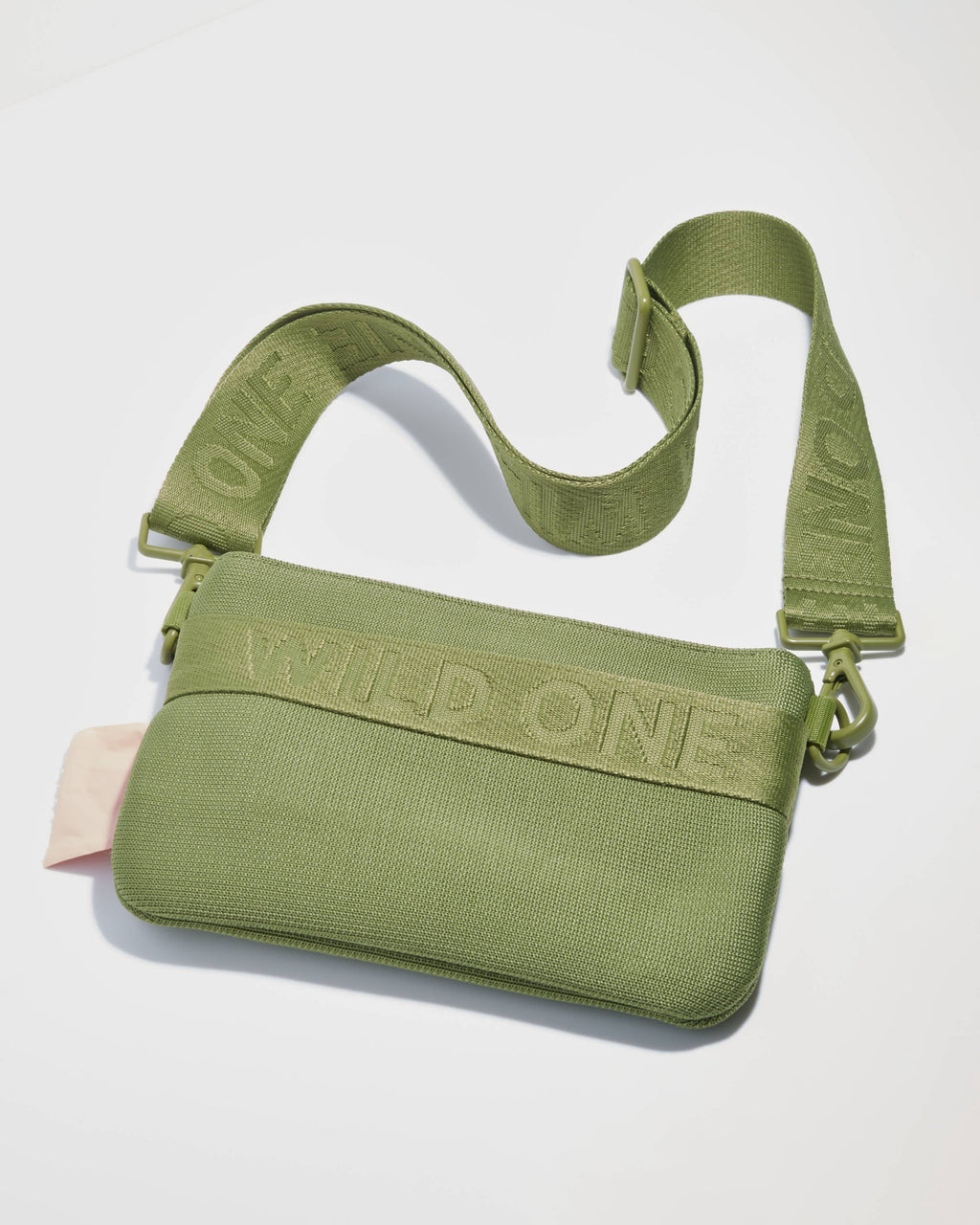 Wild One - Recycled Knit Eco Cross Body Treat Pouch: Spruce