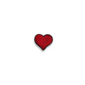 Macon & Lesquoy - Hand embroidered brooch - Red Heart