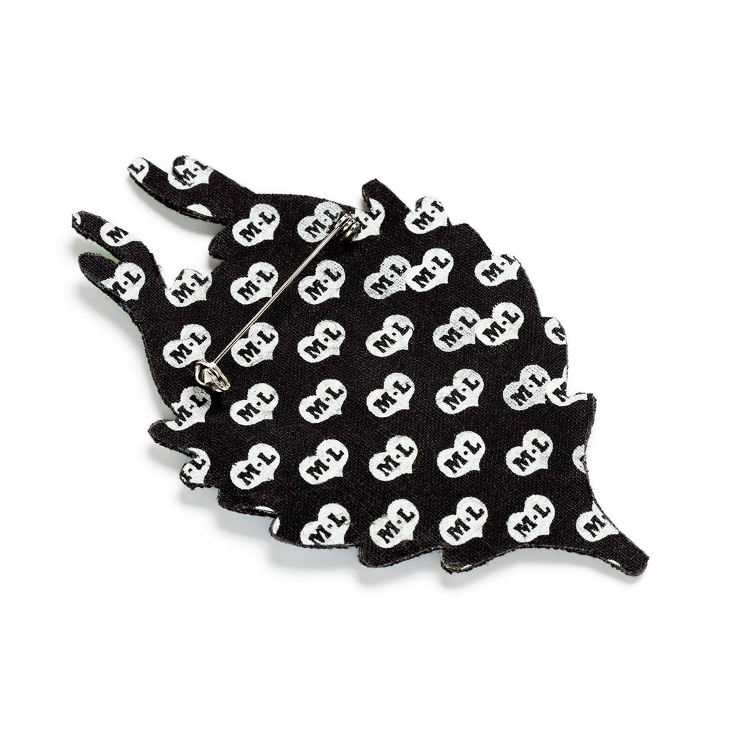 Macon & Lesquoy - Brooch - Peacock Feather