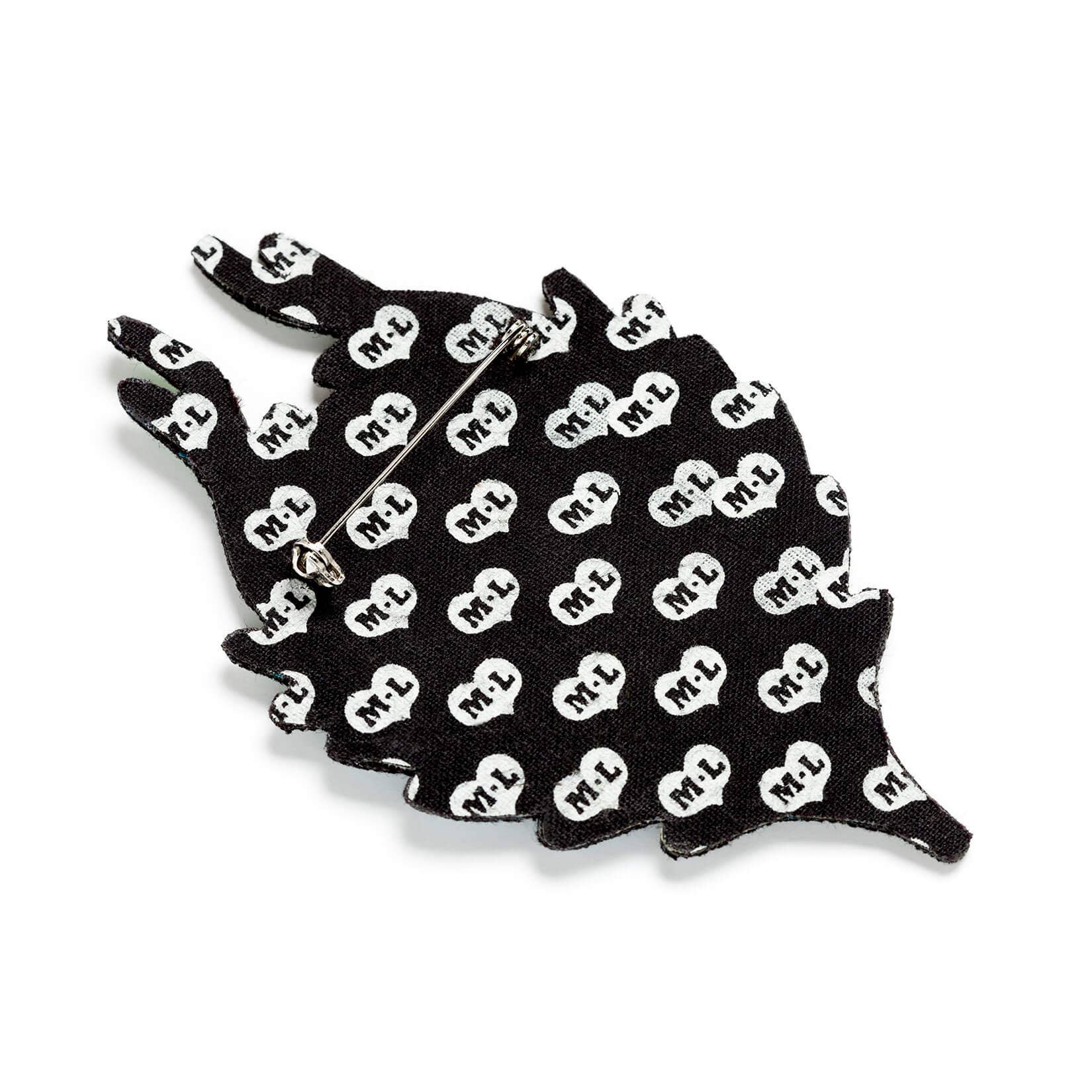Macon & Lesquoy - Brooch - Peacock Feather