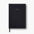 Souvenir Stationery - Daydreams Black - Linen Notebook | Lined Journal