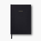 Souvenir Stationery - Daydreams Black - Linen Notebook | Lined Journal