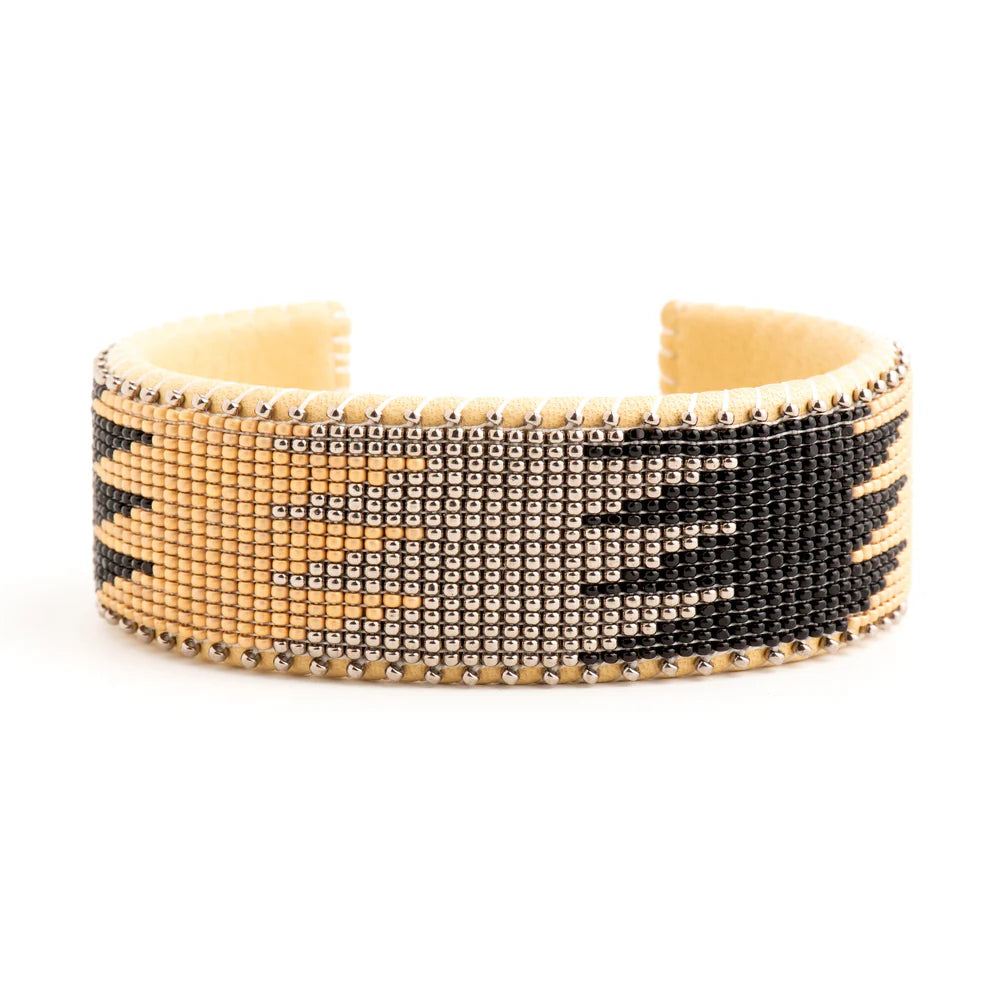 Etkie Native-American-Made Cuff - Drew Nickel | Large