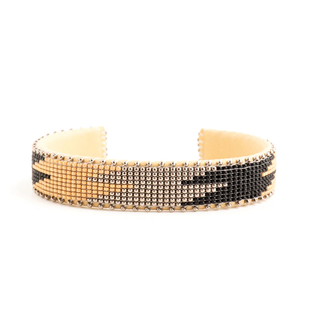 Etkie Native-American-Made Cuff - Drew Nickel | Small