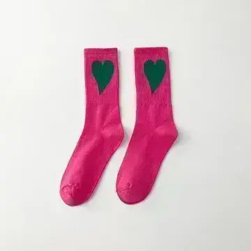 Yaya's Luxe Wholesale - Women's Socks with Hearts: Yellow