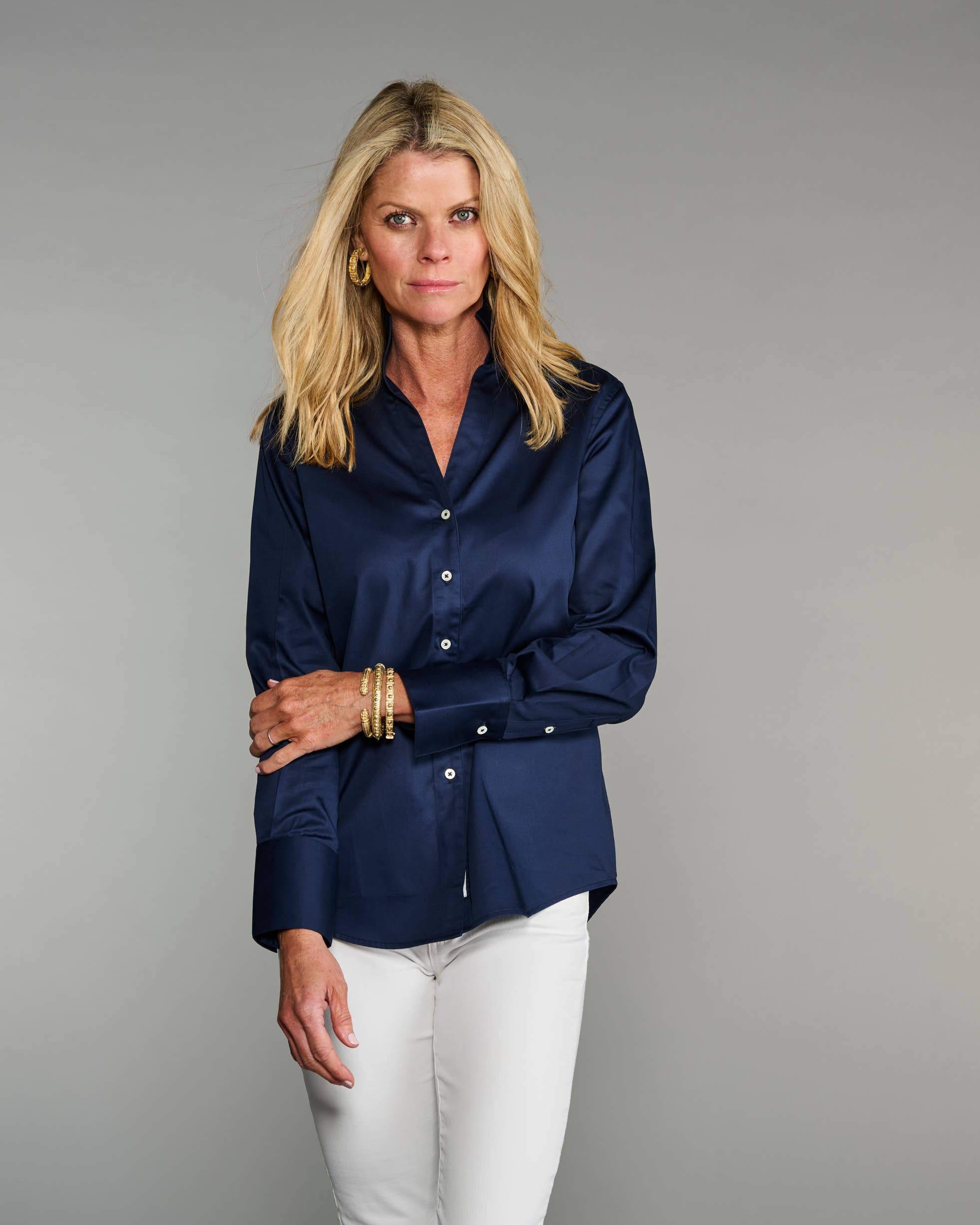 Claridge + King - The League in Deep Dark Blue: Blue / M