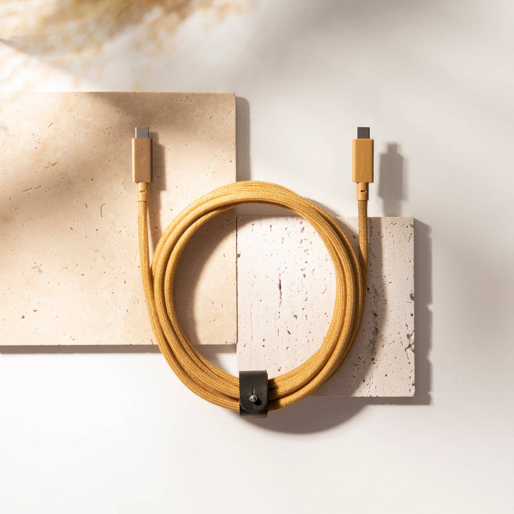 Native Union Paris - Belt Cable Pro 240W (USB-C to USB-C): Slate Green