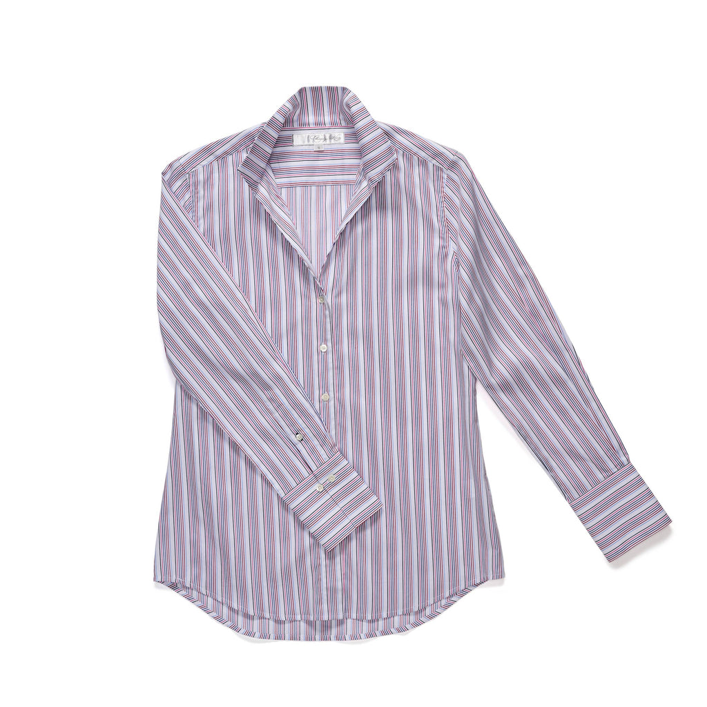 Claridge + King - The League in Fine Lines (pinks): Pink Fine Lines / XS