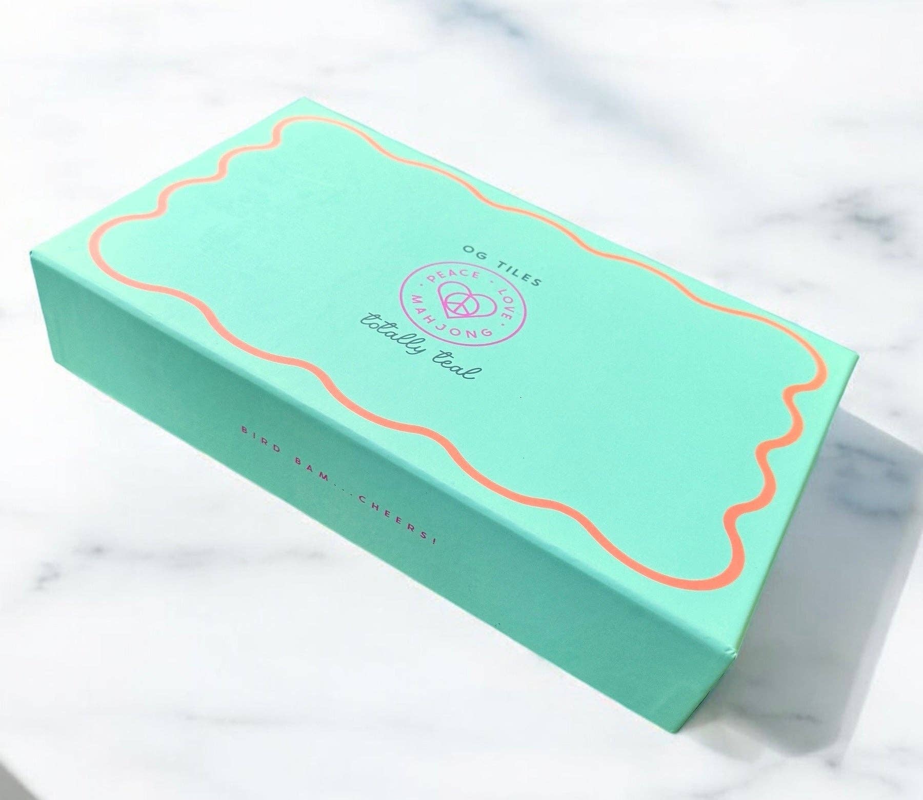 Peace Love Mahjong - OG Mahj Tiles | Totally Teal