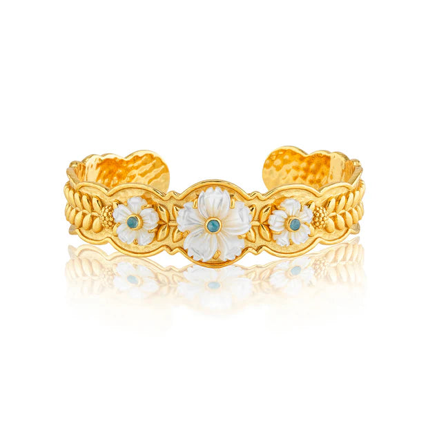 Capucine De Wulf Villandry Fleur Scalloped Cuff