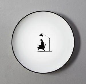 HAM - Reading Rabbit Plate