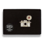 Macon & Lesquoy - Brooch - Silver Camera