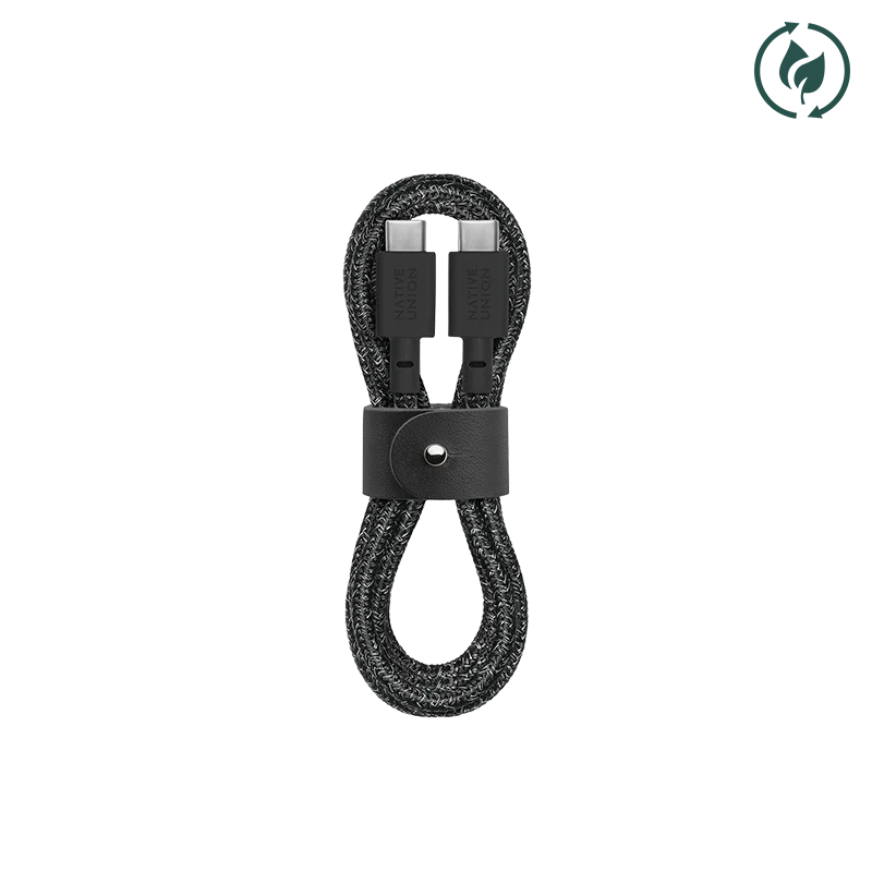 Native Union Paris - Belt Cable (USB-C to USB-C): Slate Green