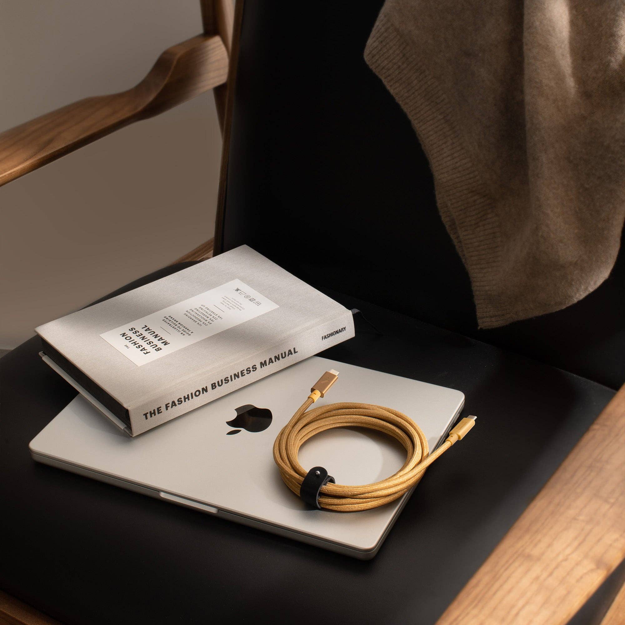 Native Union Paris - Belt Cable Pro 240W (USB-C to USB-C): Slate Green