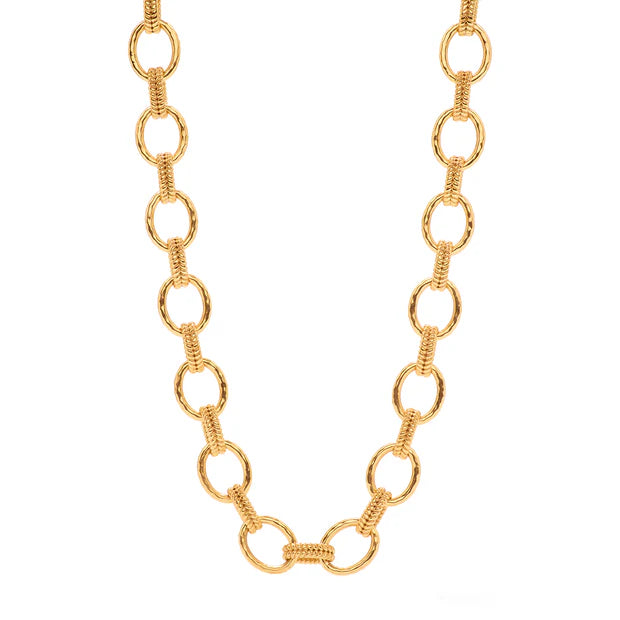Capucine De Wulf Cleopatra 16" + 2"  Regal Link Necklace - Gold