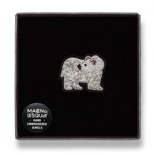 Macon & Lesquoy - Brooch - Polar Bear