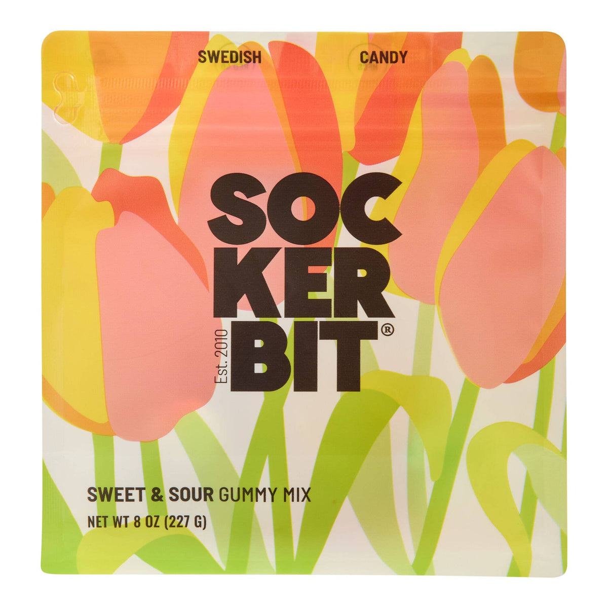 Sockerbit - Spring Gummy Mix Swedish Candy Bag (Sweet & Sour) - 8oz