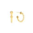 Capucine De Wulf Berry Slice Small Hoop Earrings - Gold