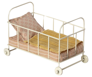 Maileg Cot Bed, Micro Rose