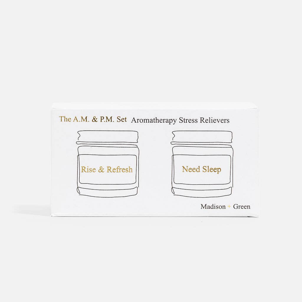 Madison + Green: AM + PM Aromatherapy Inhalers