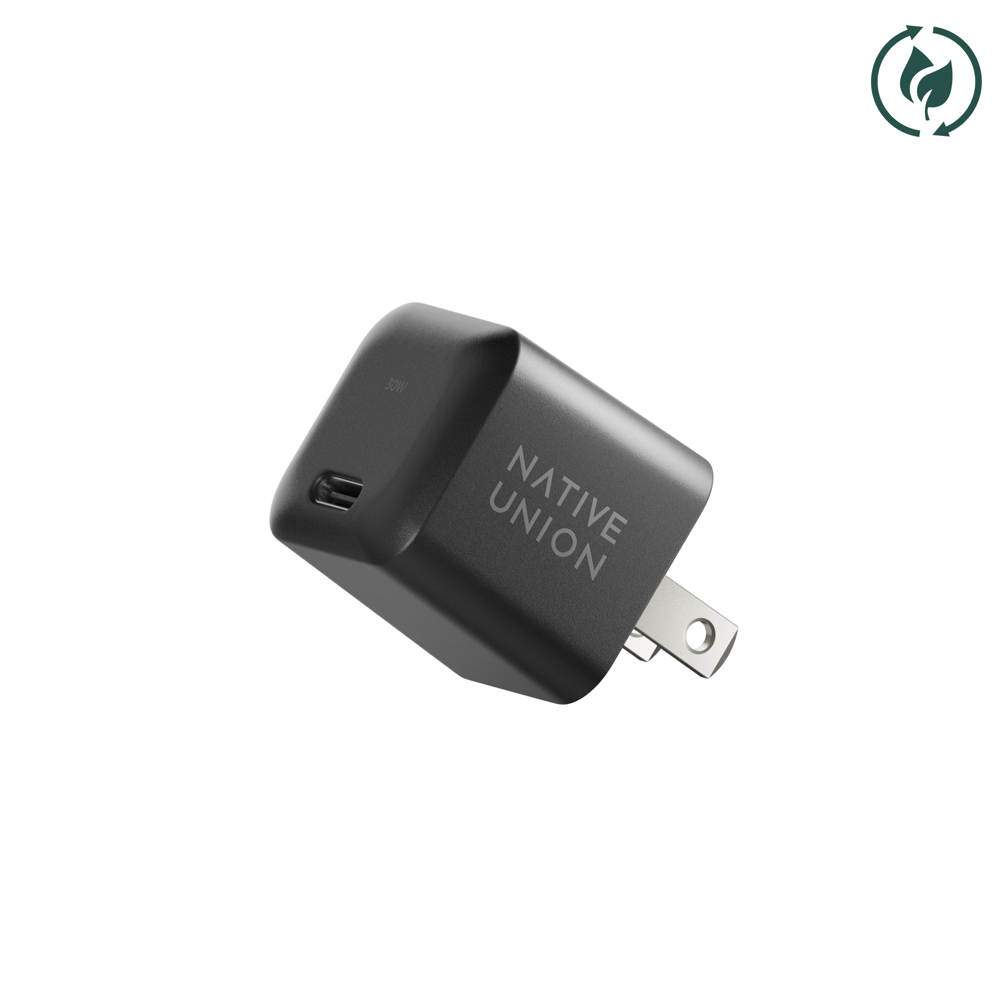 Native Union Paris - Fast GaN Charger PD 30W: US/CA Plug / Black