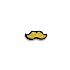 Macon & Lesquoy - Brooch - Golden Moustache