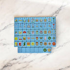 Peace Love Mahjong - Mod Tiles | French Blue