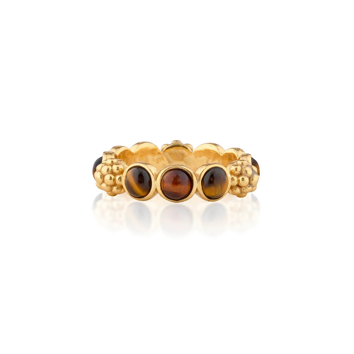 Capucine De Wulf Berry Gem Ring - Tiger's Eye *