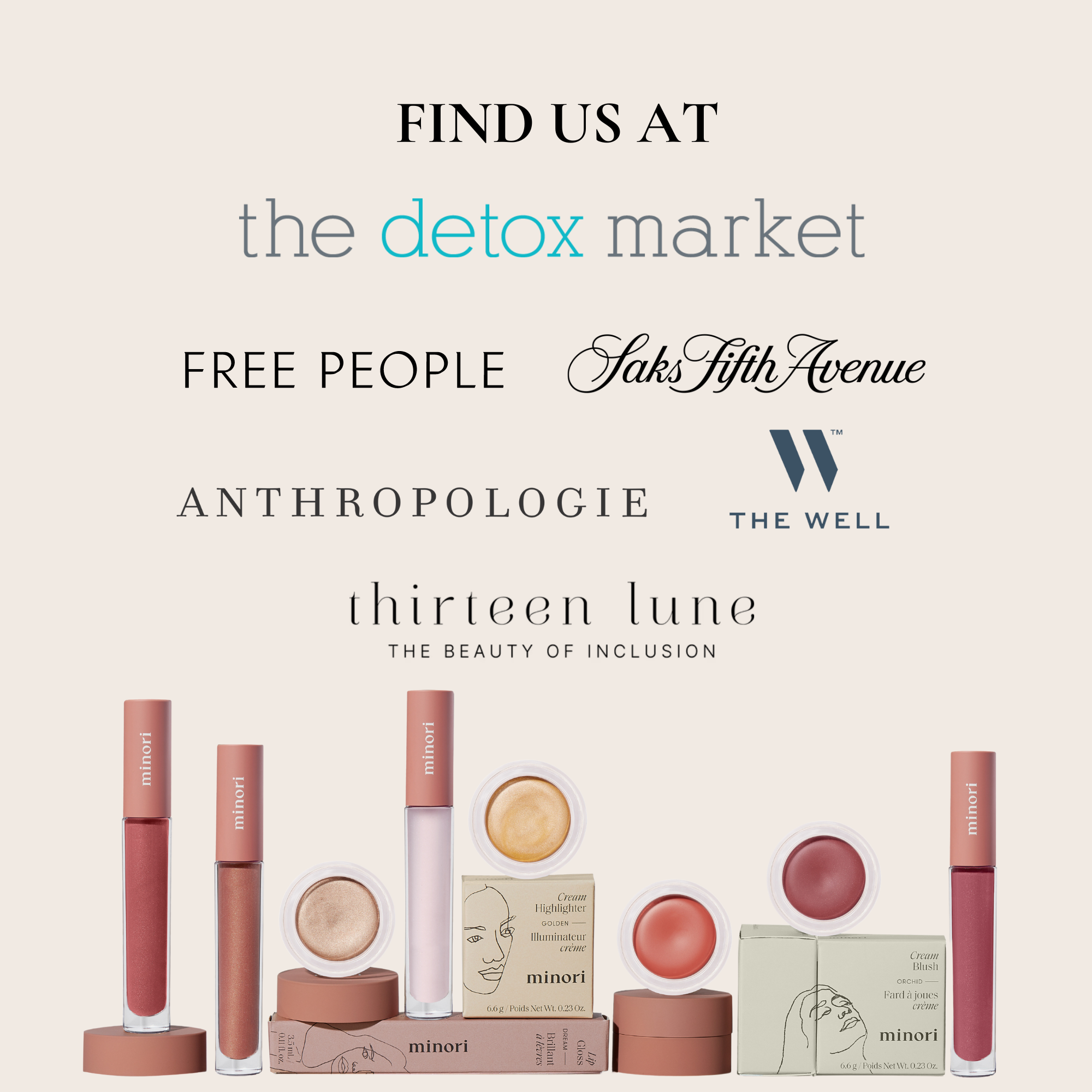 Minori - Cream Highlighter - Champagne (Vegan)
