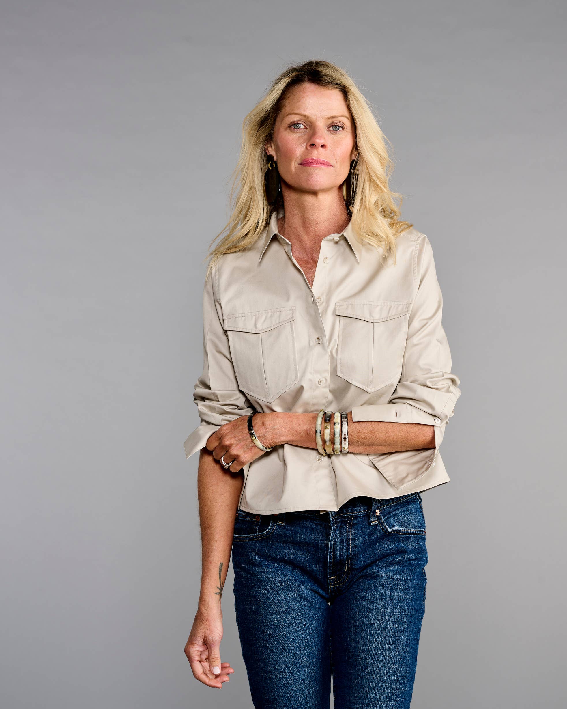 Claridge + King - The Safari in Stone Twill: L