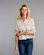 Claridge + King - The Safari in Stone Twill: XL
