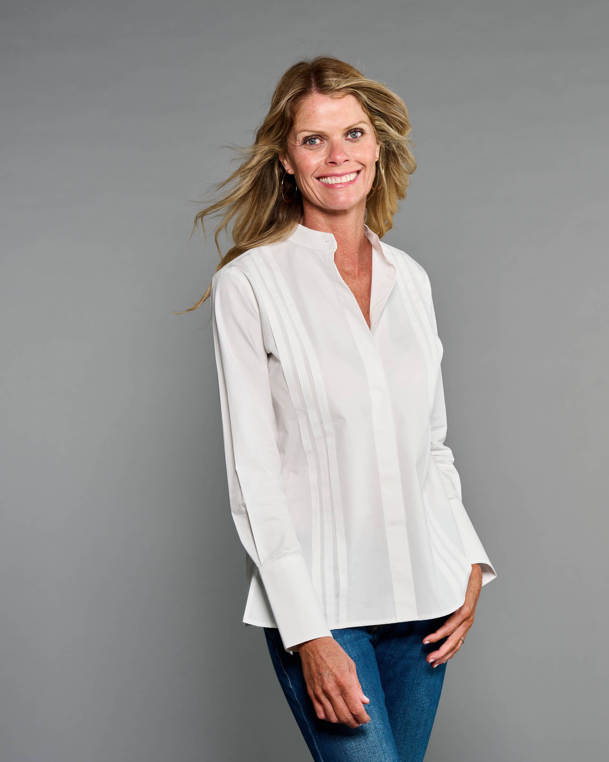 Claridge + King - The Annie Shirt in Crisp White: L
