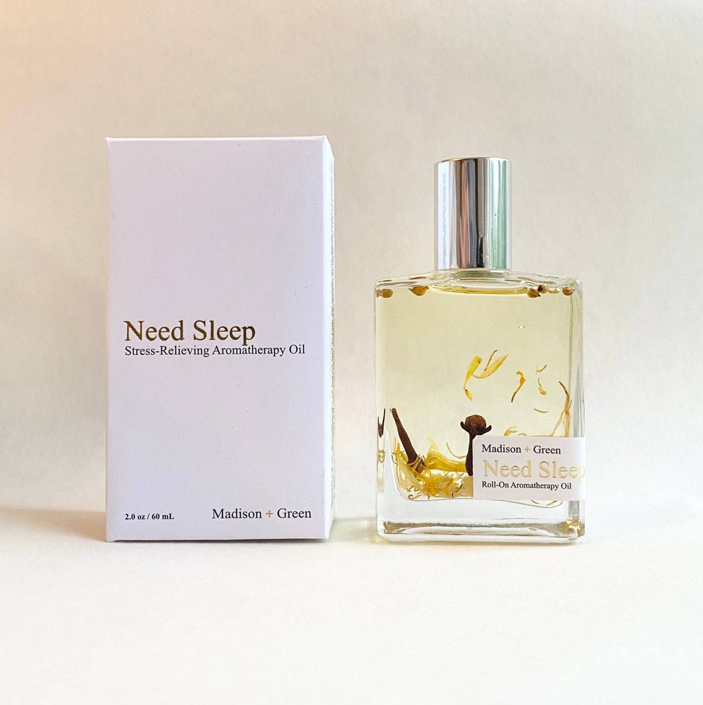 Madison + Green - "Need Sleep" - Aromatherapy Body Oil: Mini Traveler