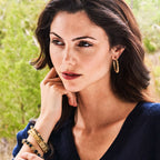 Capucine De Wulf Berry Icon Medium Hoop Earrings - Gold